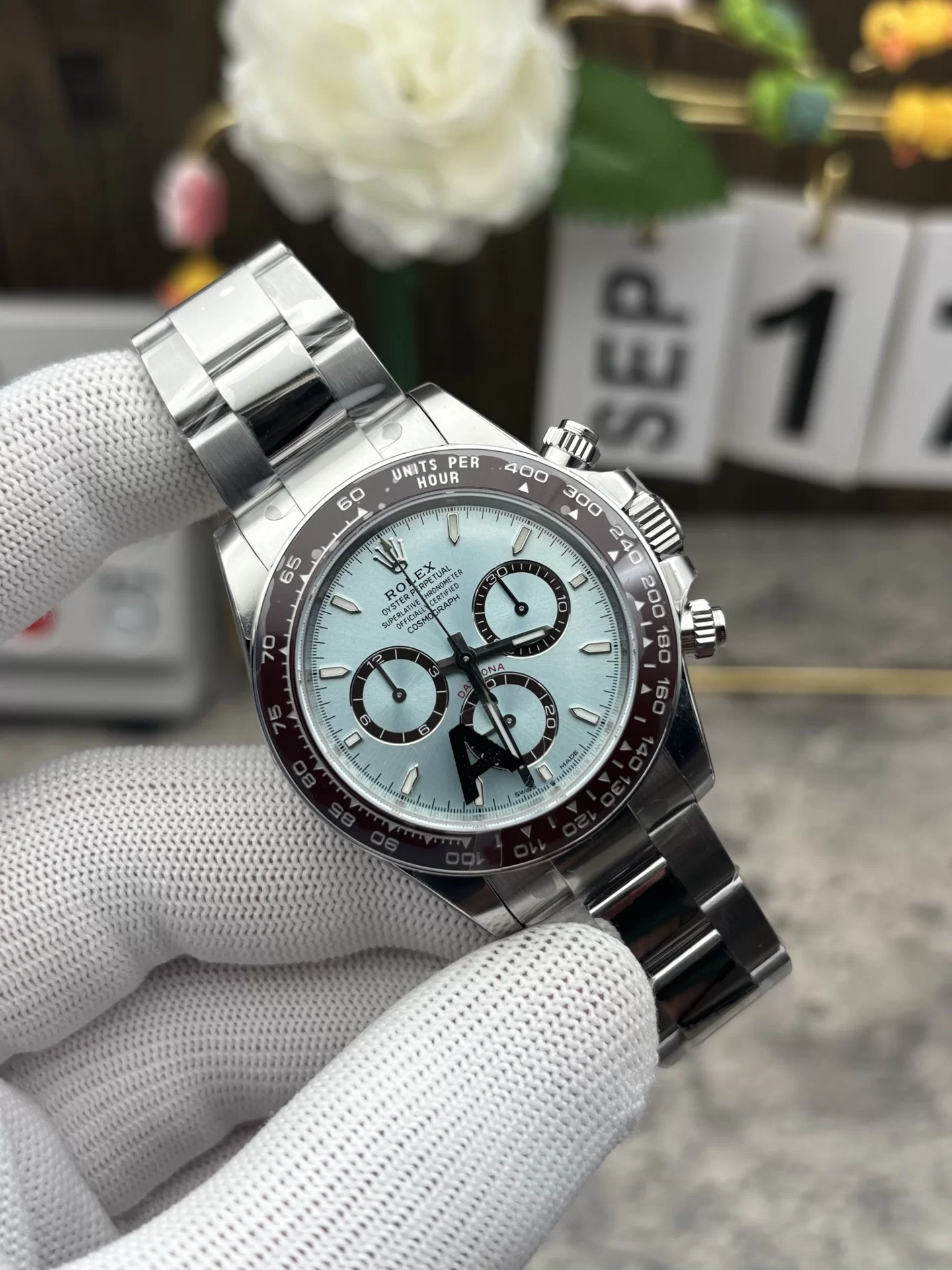 GYL Rolex Cosmograph Daytona “Ice Blue” Platinum (126506) 11 Super Clone – DD4131 Movement-GYL-GaiYalun