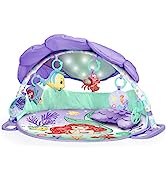 Bright Starts, The Little Mermaid Twinkle Trove Light-Up Musical Baby Activity Gym, 25 Minutes of...