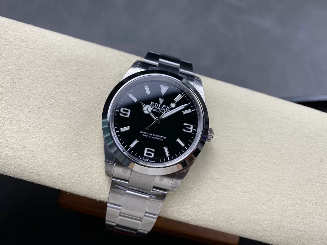 GYL Rolex Explorer 36mm Black “3-6-9” Dial Smooth Bezel Oyster Bracelet (124270) 1:1 Super Clone – DD3230 Movement-GYL-GaiYalun