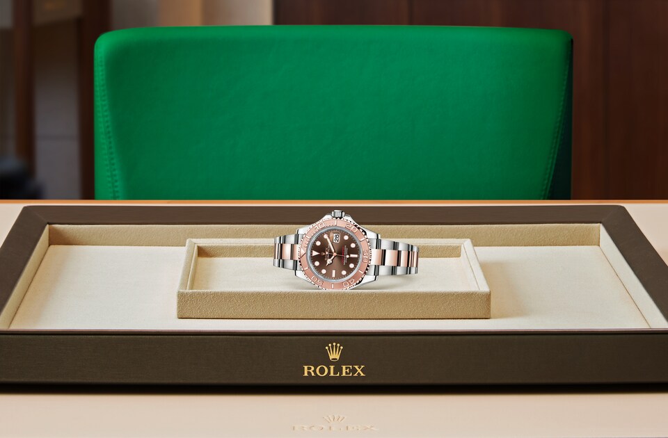 Rolex Yacht-Master in Everose Rolesor - combination of Oystersteel and Everose gold M126621-0001 at J. Licht & Sons Rolex Boutique