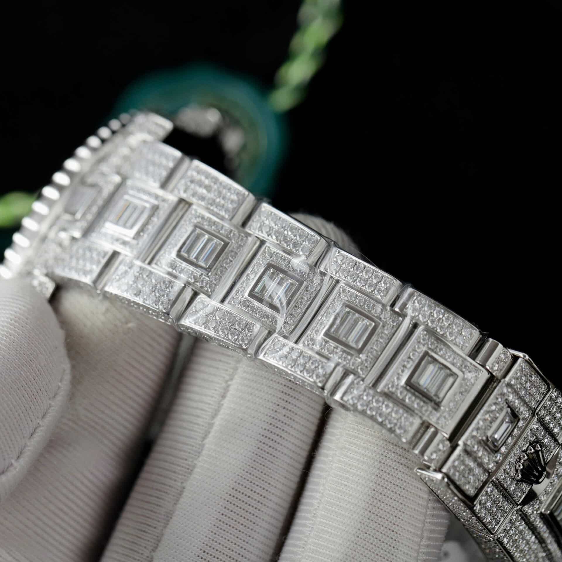 GYL Rolex GMT-Master II 116769TBR Iced Out VVS1 Moissanite Best Replica 40mm-GYL-GaiYalun