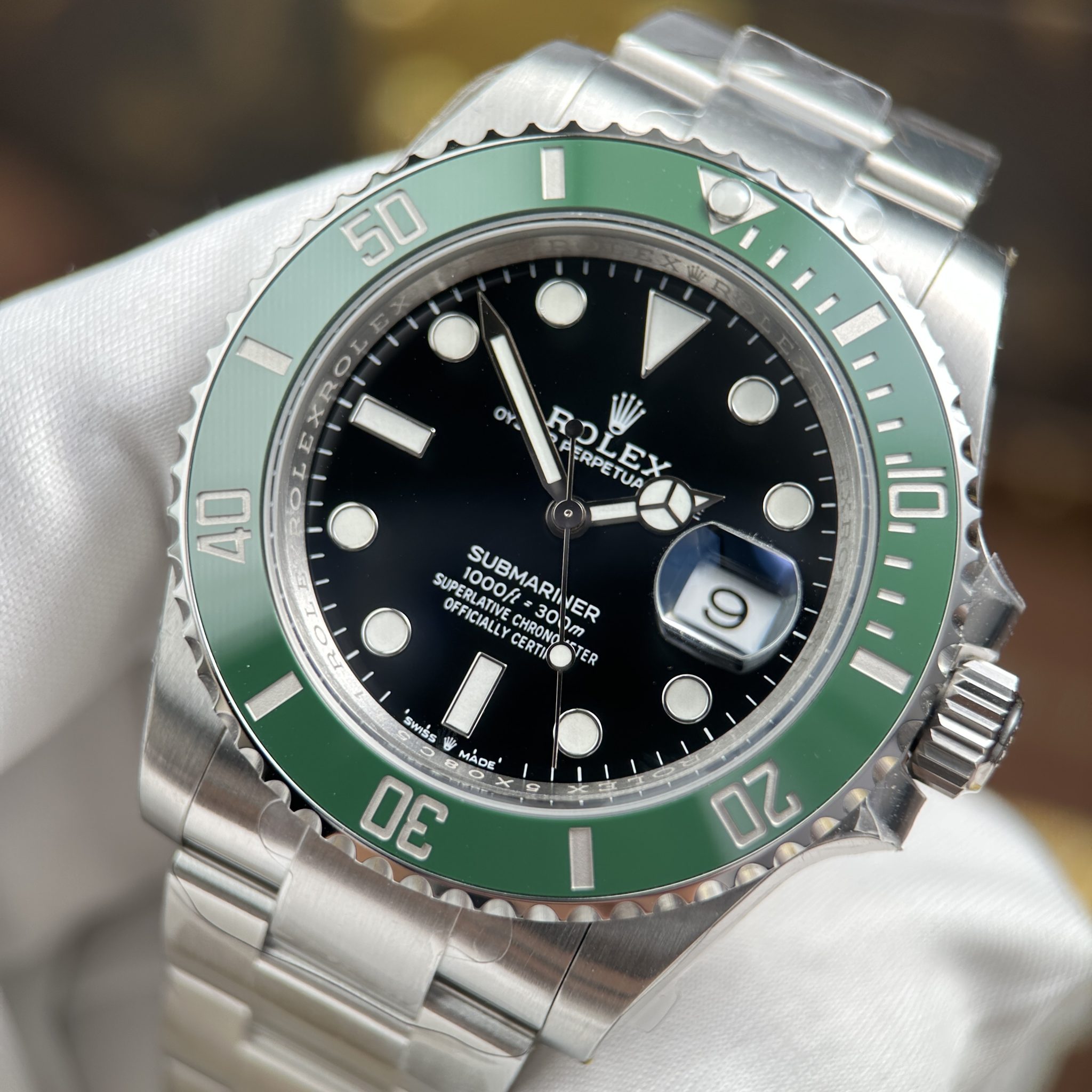 GYL Rolex Submariner Starbuck 126610LV Black Dial Green Ceramic Bezel Best Quality Replica 41mm-GYL-GaiYalun