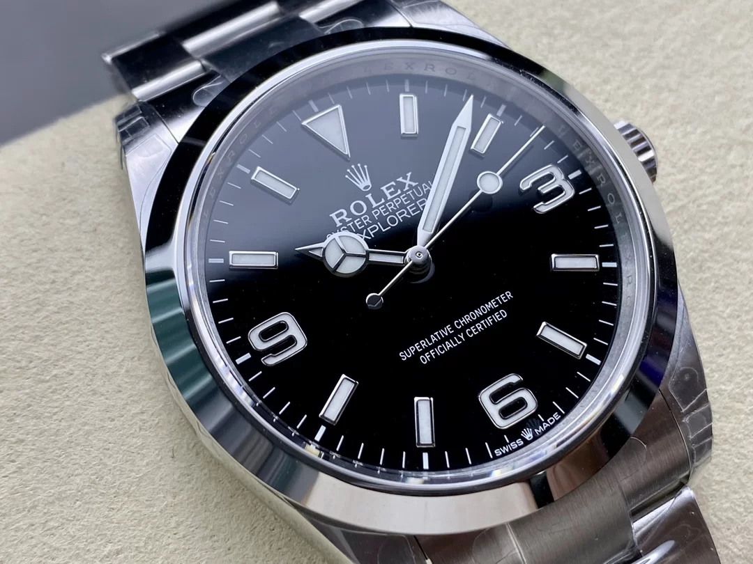 GYL Rolex Explorer 36mm Black “3-6-9” Dial Smooth Bezel Oyster Bracelet (124270) 1:1 Super Clone – DD3230 Movement-GYL-GaiYalun