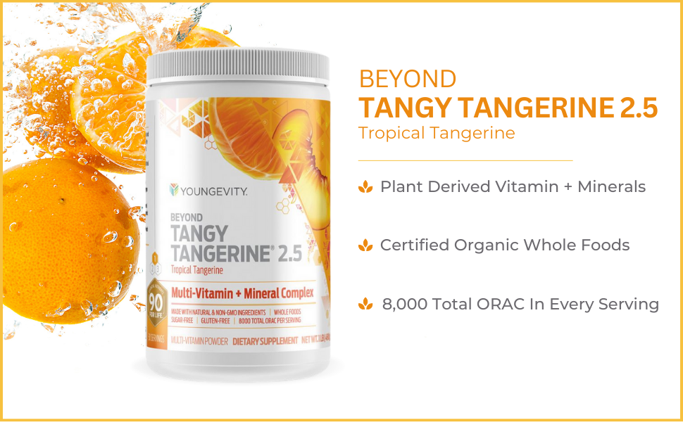 Beyond Tangy Tangerine 2.5 Multi vitamin Youngevity