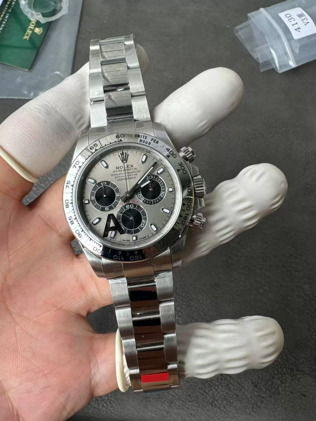 GYL Rolex Cosmograph Daytona White Gold Slate Grey Dial (116509) 11 Super Clone – DD4130 Movement-GYL-GaiYalun