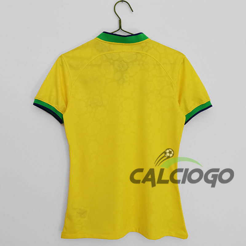 Brazil Femmina Jersey Home Giallo 2022-2023