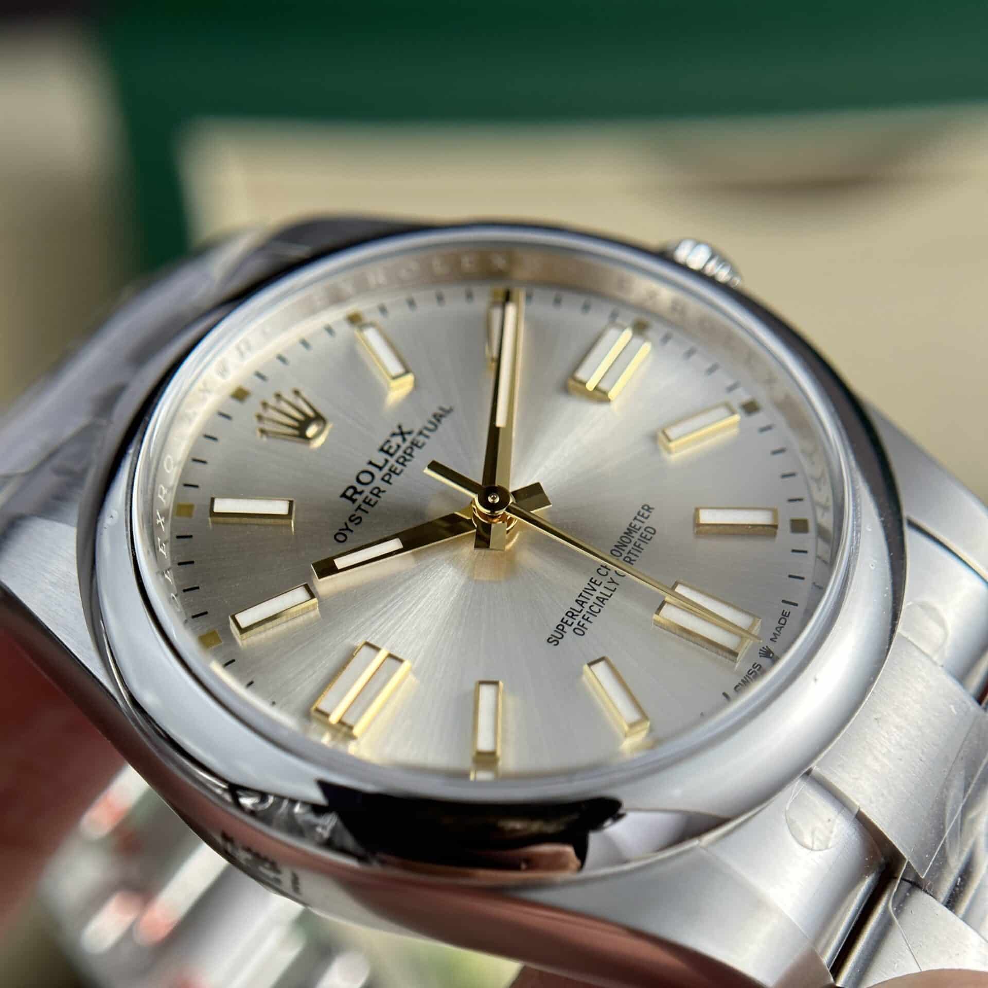 GYL Rolex Oyster Perpetual 41 124300-0001 Silver Dial Best Quality Replica Clean Factory-GYL-GaiYalun