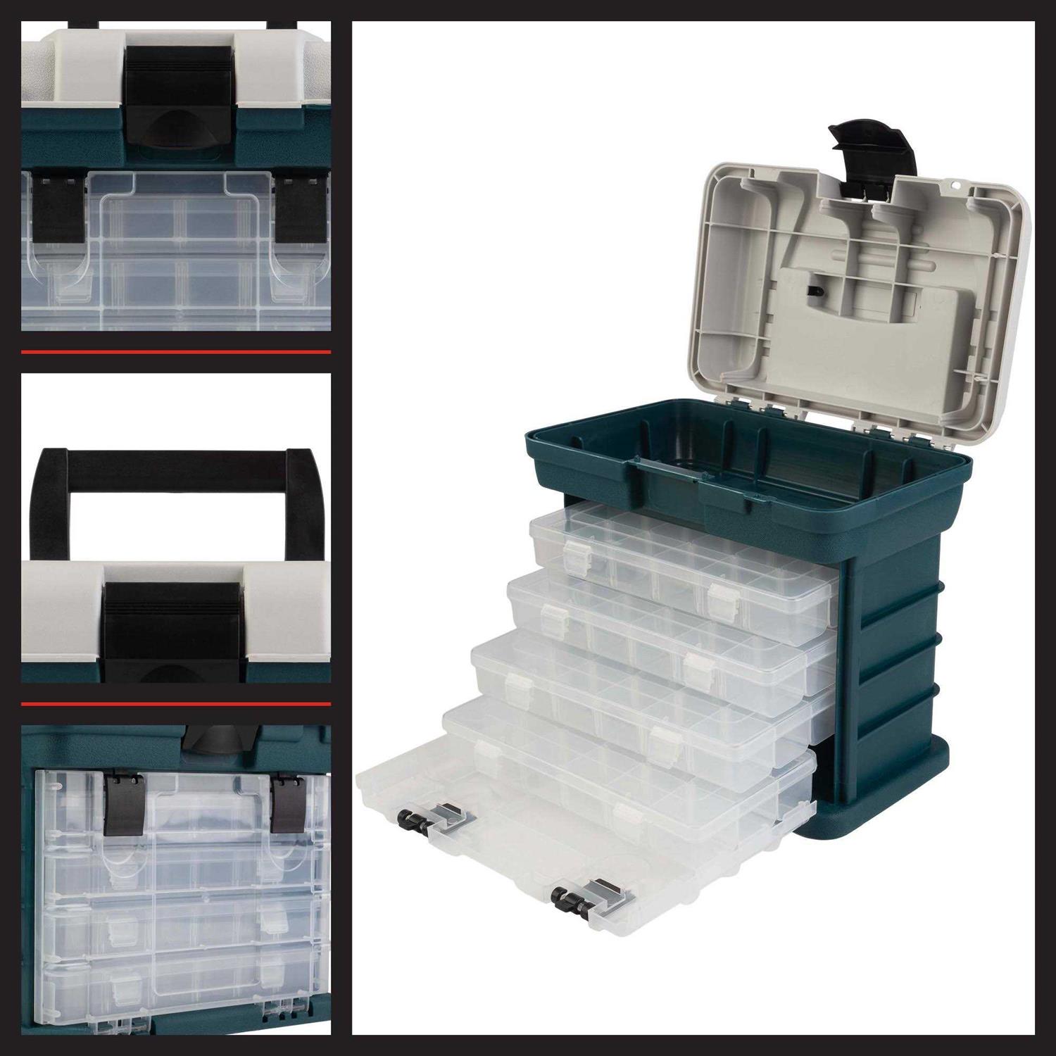 Stalwart Small Parts Organizer Tool Box