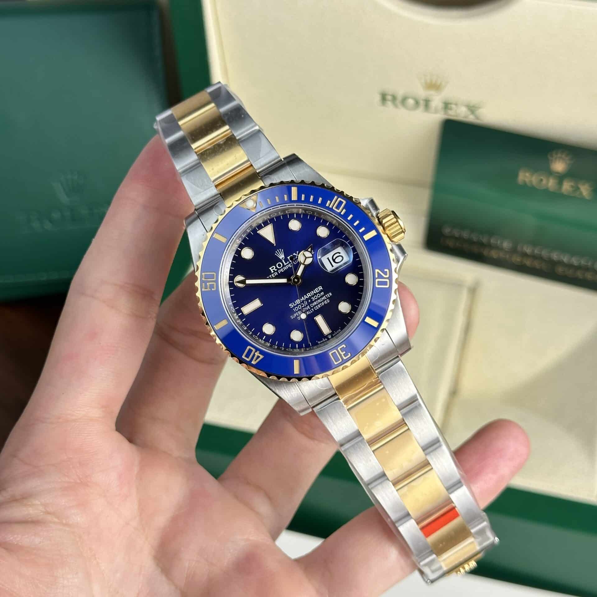 GYL Rolex Submariner Date 126618LB Yellow Gold Blue Dial Best Replica VSF 41mm-GYL-GaiYalun