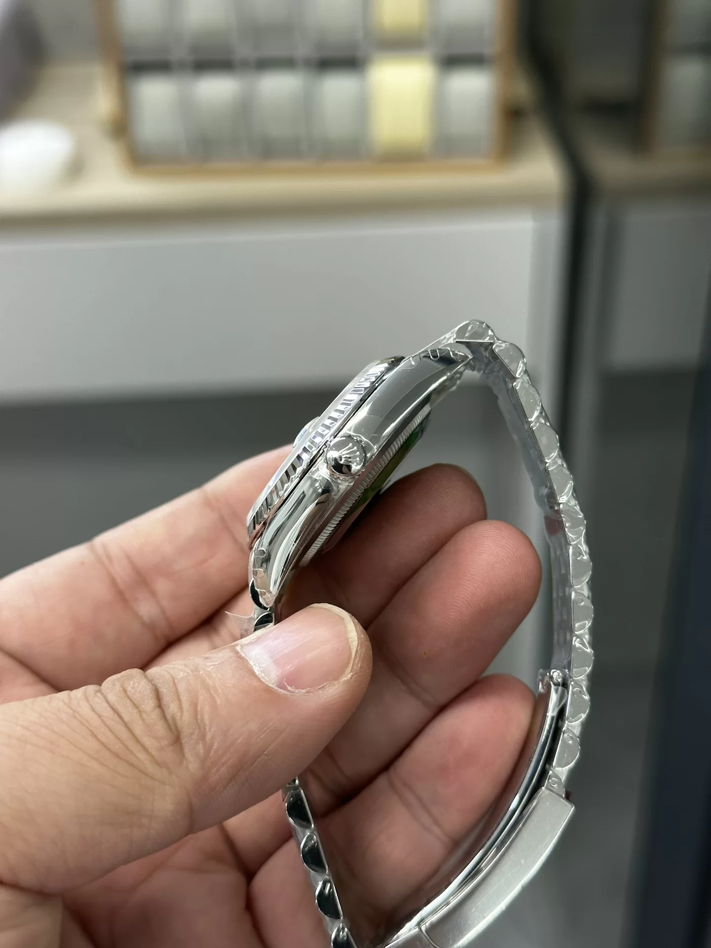 GYL Rolex Datejust 36mm Olive Green Palm Motif Dial Jubilee Bracelet (126234) 11 Super Clone – DD3235 Movement-GYL-GaiYalun
