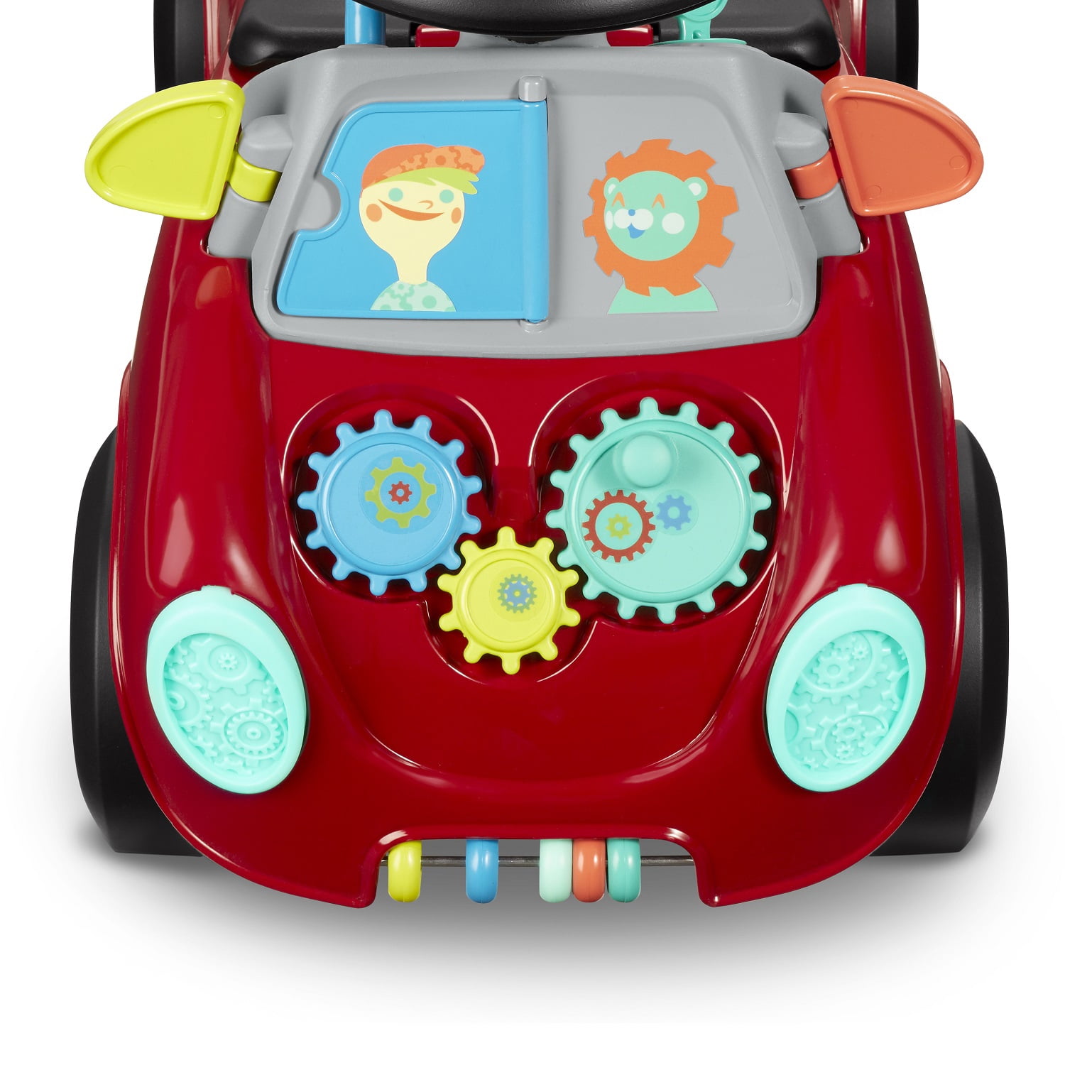 Radio Flyer, Busy Buggy, Ride-on and Push Walker, Red - 2
