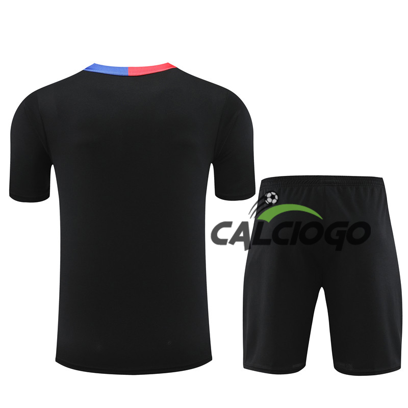 Tuta Sportiva FC Barcellona Nero Jersey 2024-2025