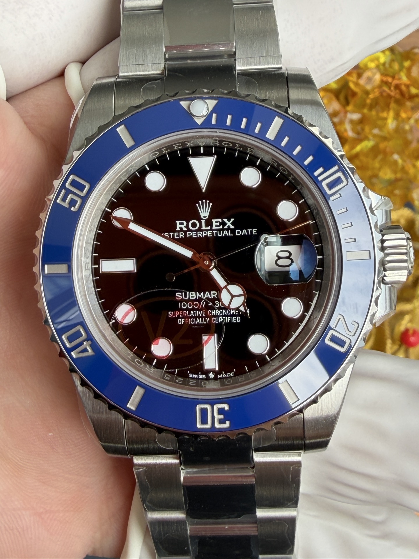 GYL Rolex Submariner Date Blueberry 126619LB Black Dial Blue Ceramic Bezel Super Clone Gain Weight 186g VSF 41mm-GYL-GaiYalun