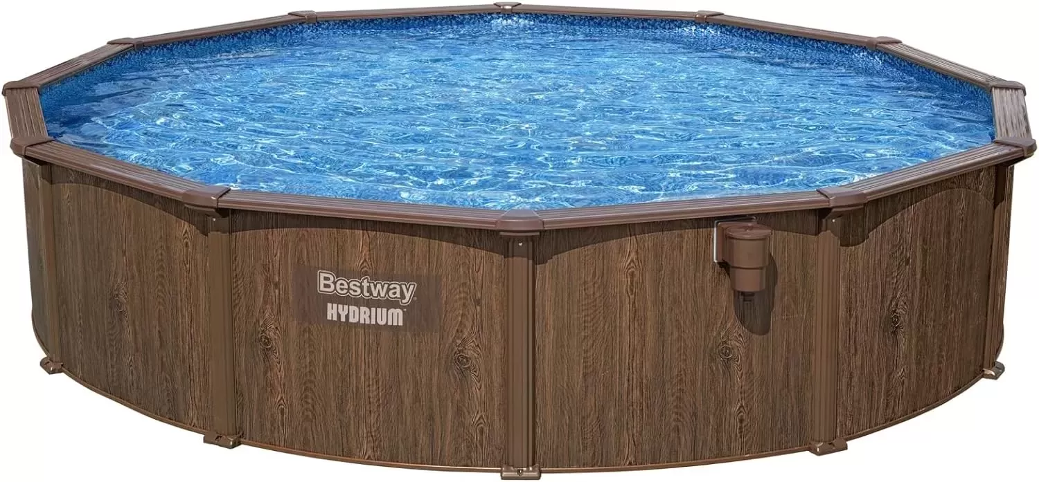 Bestway Hydrium 24' x 12' x 52" Oval Above Ground Swimming Pool Set