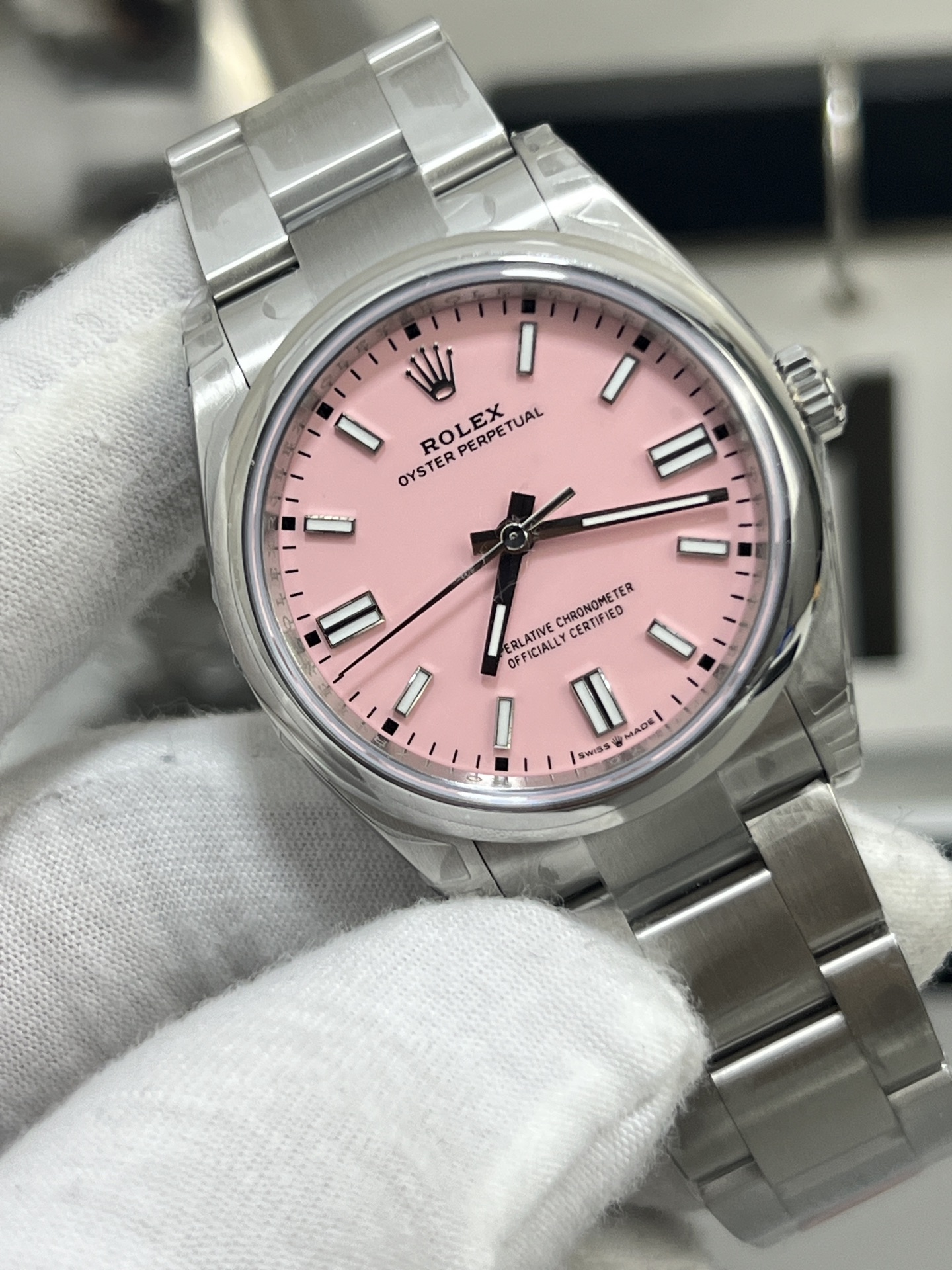 GYL Rolex Oyster Perpetual 126000 Candy Pink Dial Best Replica 11 VS Factory 36mm-GYL-GaiYalun