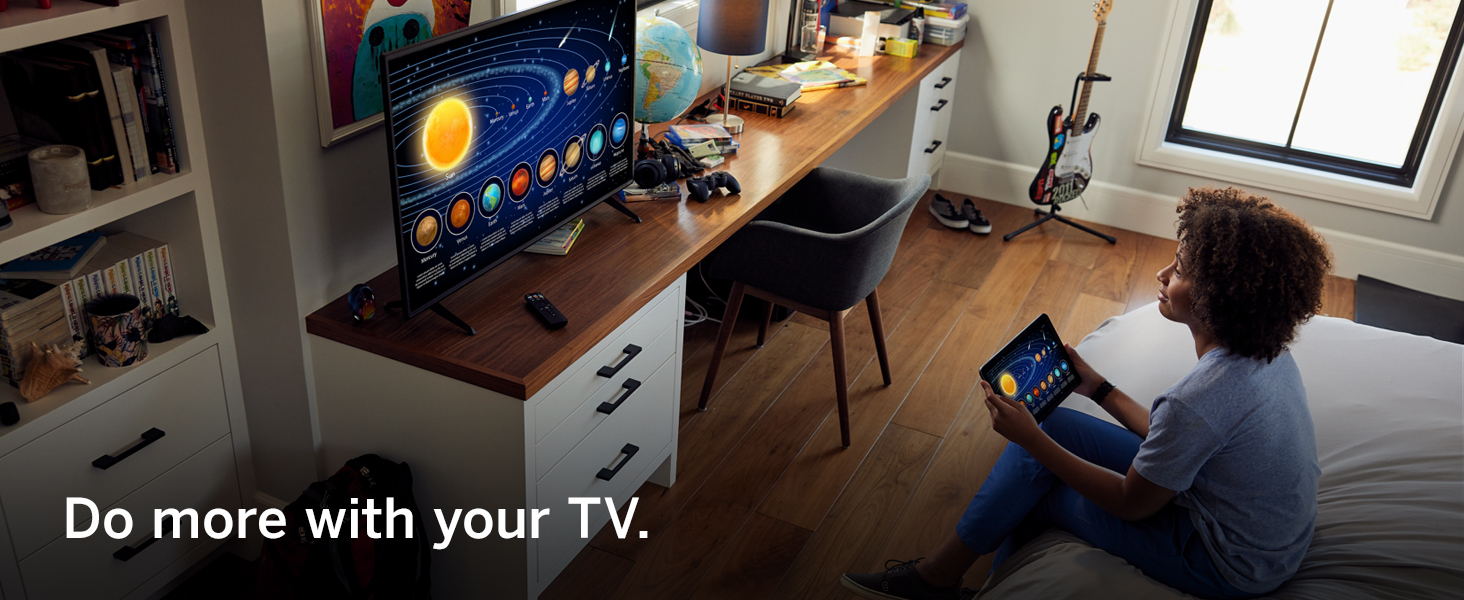 VIZIO TV streaming. casting. sharing - mirror from your phone or tablet to the TV