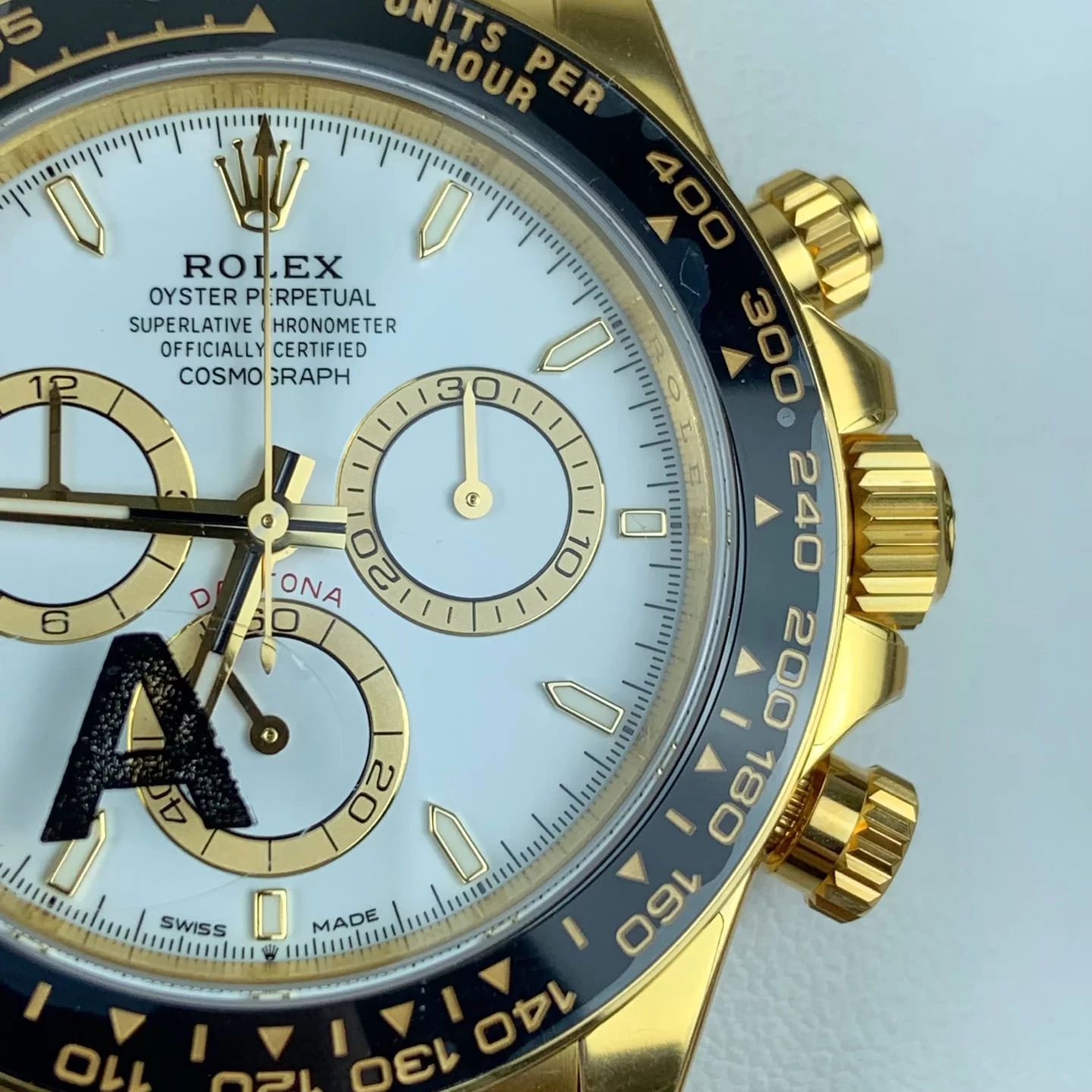 GYL Rolex Cosmograph Daytona Yellow Gold White Dial Rubber Strap (126518LN) 11 Super Clone – DD4131 Movement-GYL-GaiYalun
