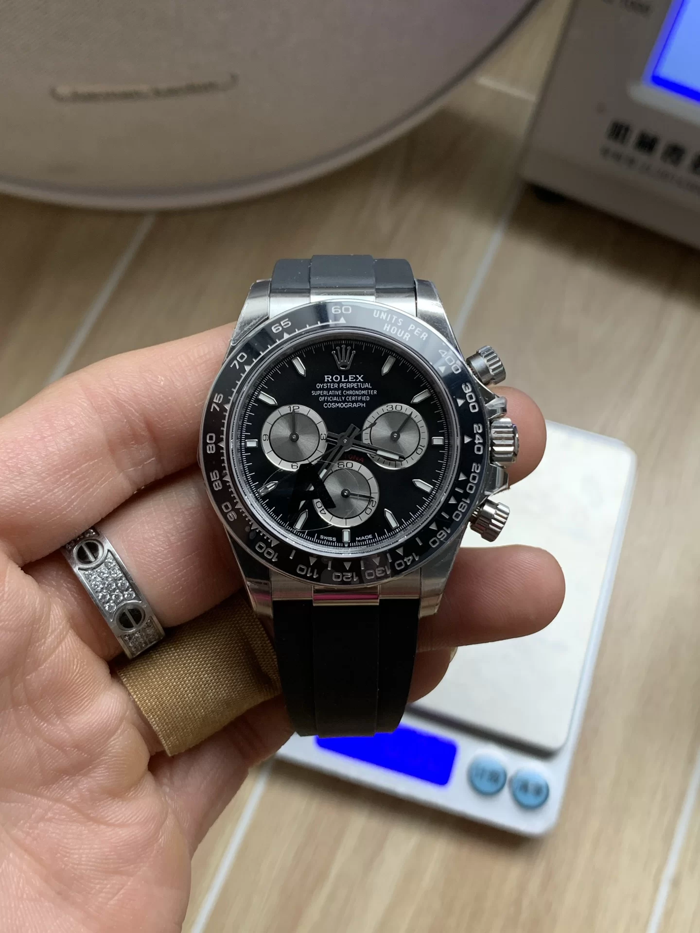GYL Rolex Cosmograph Daytona Black Dial Ceramic Bezel Rubber Strap (126519LN)11 Super Clone – DD4131 Movement-GYL-GaiYalun