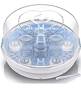 Bellababy Bottle Steriliser,Microwave Steam Steriliser for Baby Bottles, Pacifier, Breast Pumps A...