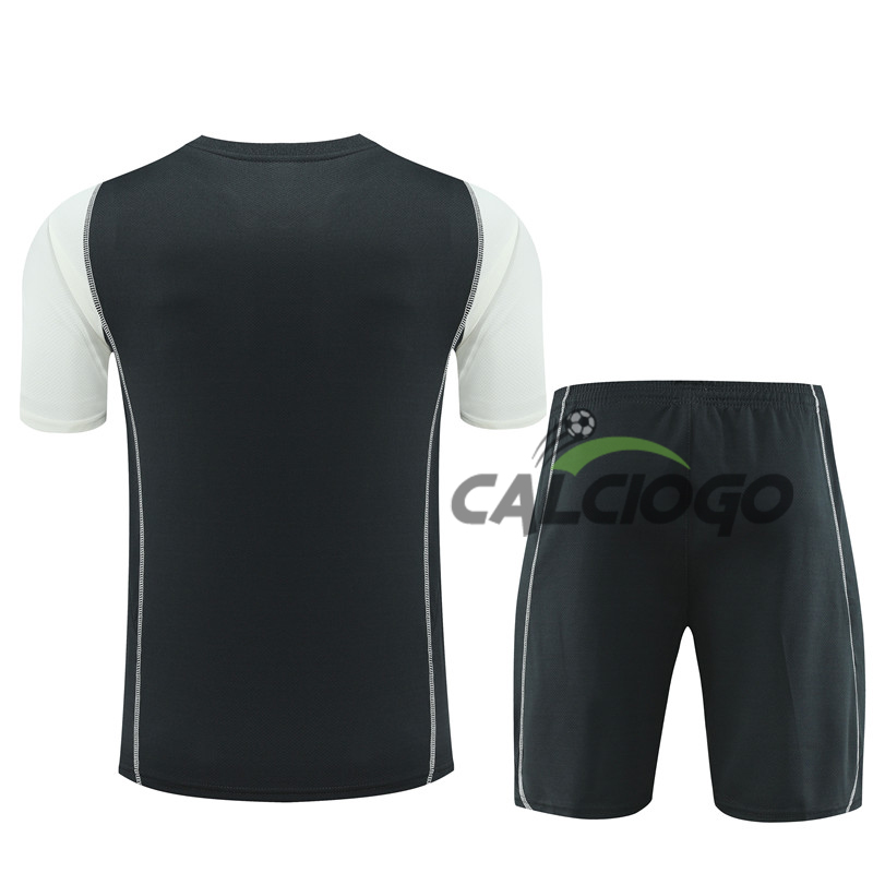 Tuta Maillot Juventus Grigio Jersey Pantaloncini 2023-2024