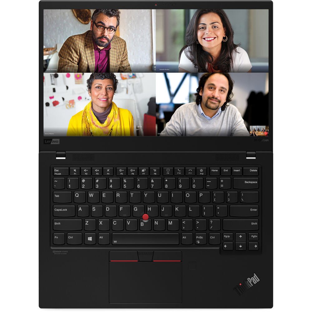 Lenovo 14 ThinkPad X1 Carbon Gen 8 Laptop (Black with Carbon Fiber Weave)