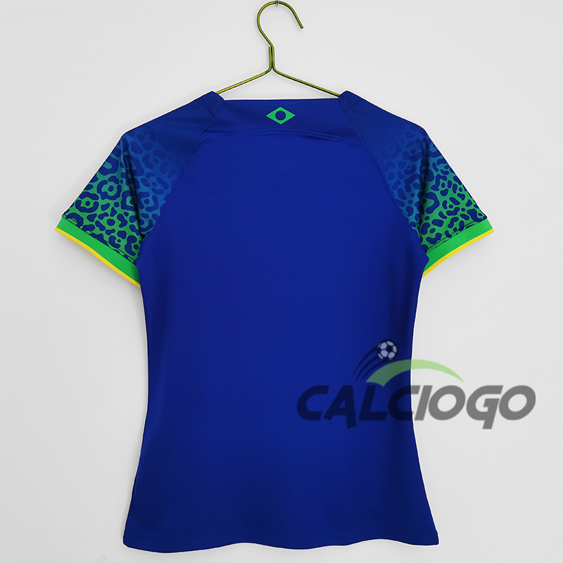 Brazil Femmina Jersey Away Blu 2022-2023