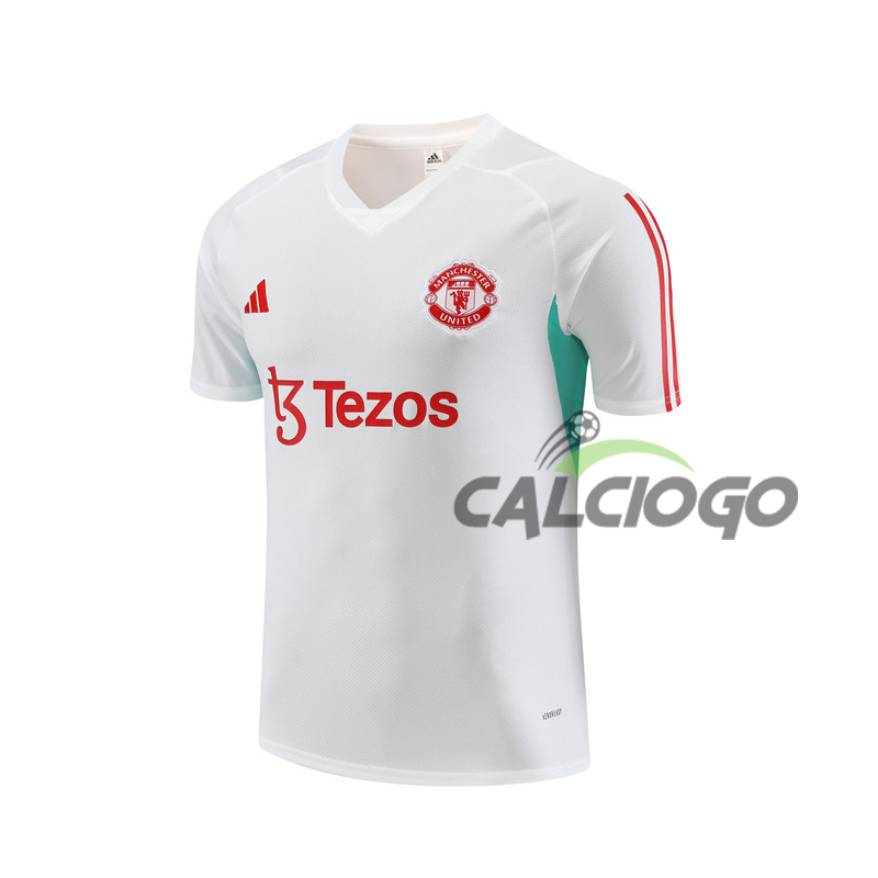 Maglia Manchester United Bianco Jersey 2023-2024