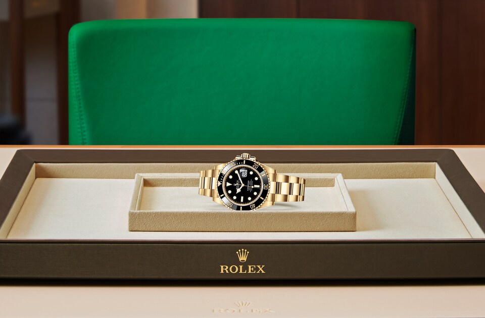 Rolex Submariner in 18 ct yellow gold M126618LN-0002 at J. Licht & Sons Rolex Boutique