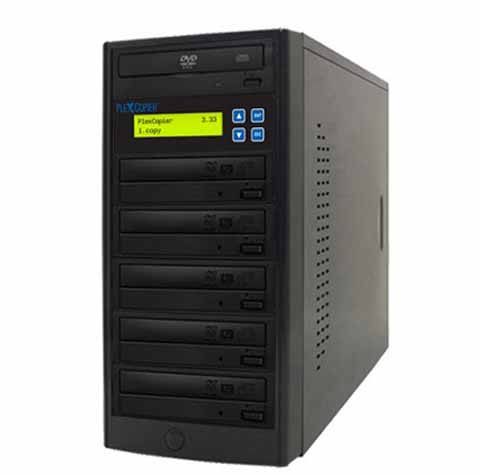 PlexCopier 24X SATA 1 to 5 CD DVD duplicator Burner