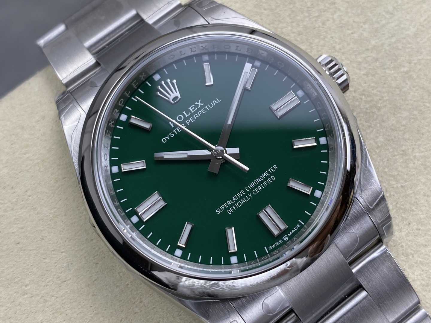 GYL Rolex Oyster Perpetual 41 124300-0005 Green Dial Best Replica VS Factory-GYL-GaiYalun