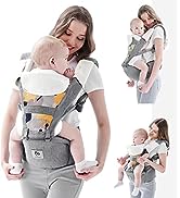 Baby Carrier, Bellababy Multifunction Baby Carrier Hip Seat (Ergonomic M Position) for 3-36 Month...