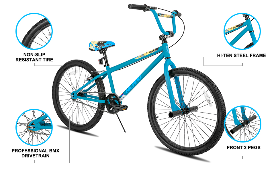 Deatail specification of hiland bmx bike