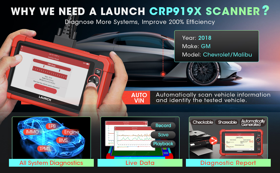 Reasons for Choosing LAUNCH CRP919X