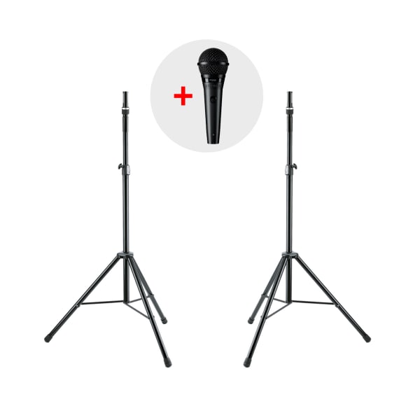 Galerie Bild 1 von 4 K&M Boxenstativ 21476 (Paar) Shure PGA58