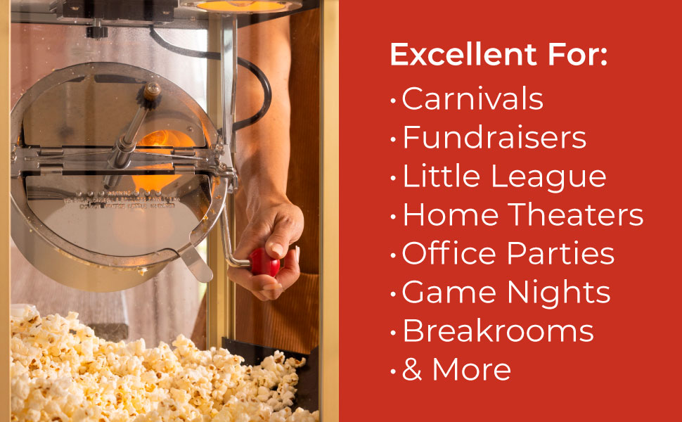 excellent usage ideas for popcorn carts