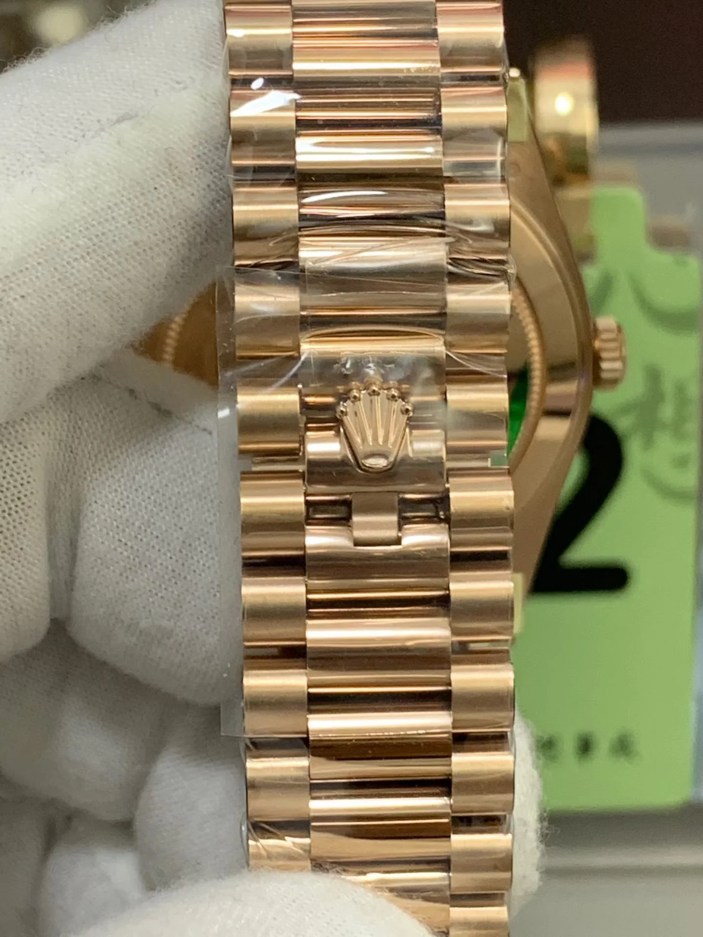 GYL Rolex Day-Date 40 Everose Gold White Baguette Diamond Dial (228235) V2 11 Super Clone – DD3255 Movement-GYL-GaiYalun