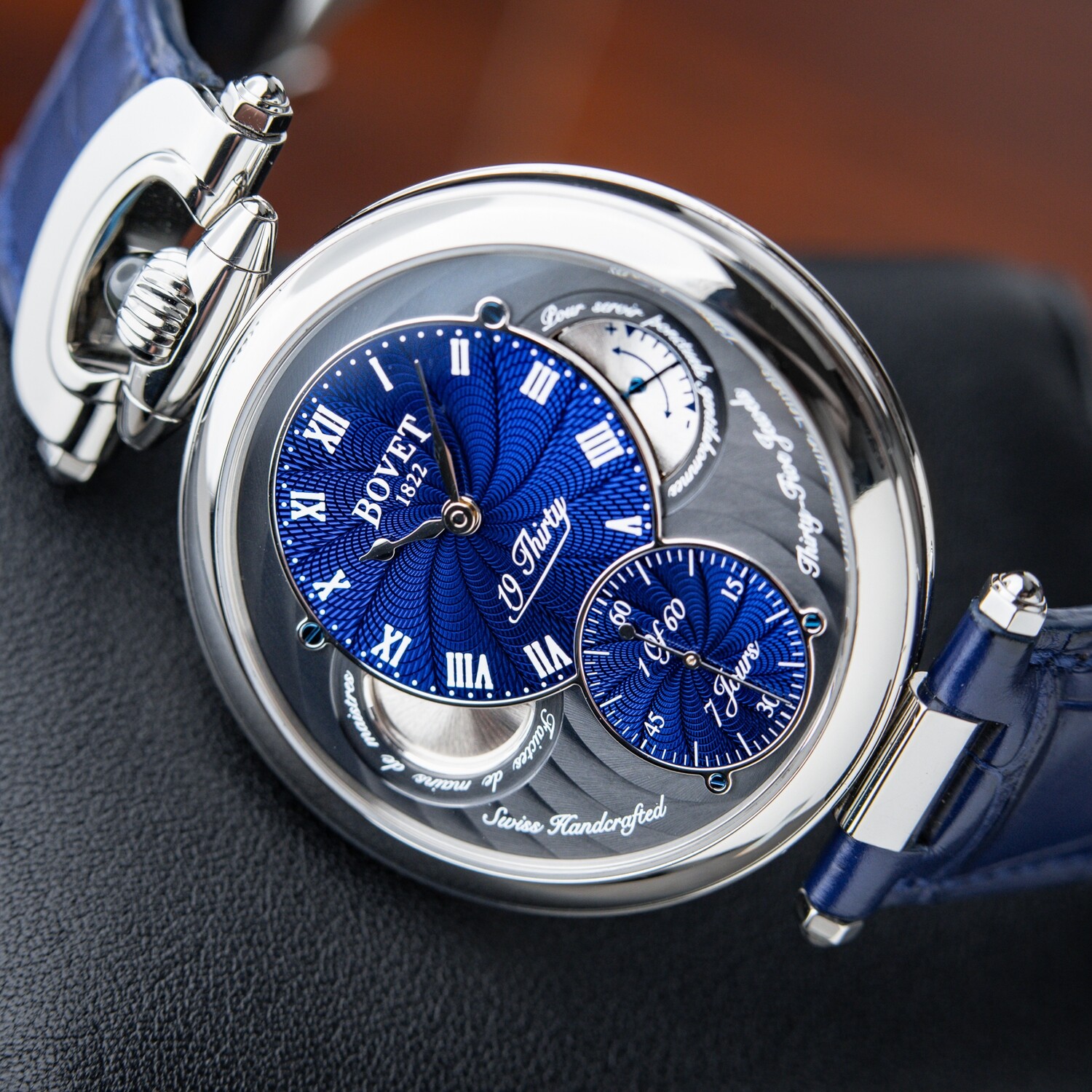 Bovet 19Thirty Fleurier 1 of 60 Great Guilloche Stainless Steel