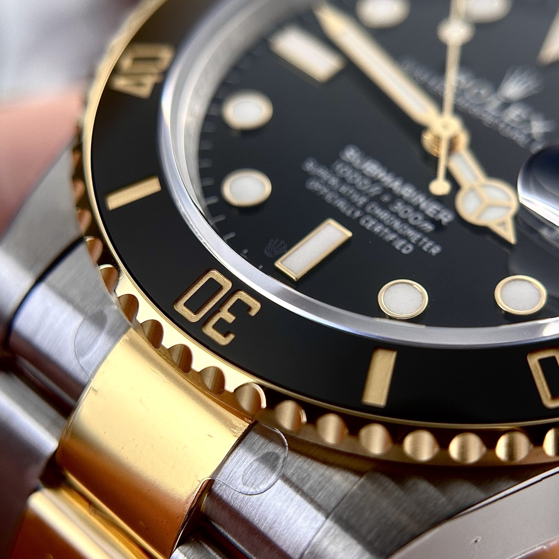 GYL Rolex Submariner Date 126613LN Two Tone Yellow Gold Black Dial 175g 1:1 Super Clone ARF 41mm-GYL-GaiYalun