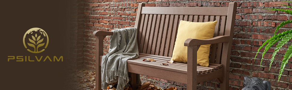 Psilvam Outdoor Bench
