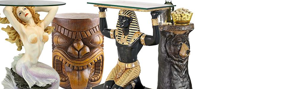 design toscano sculptural tables, design toscano furniture