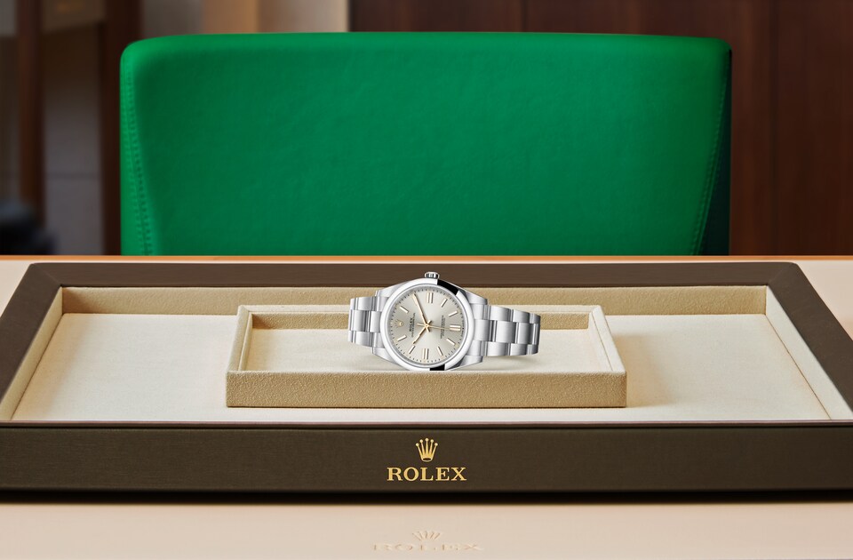 Rolex Oyster Perpetual in Oystersteel M124300-0001 at J. Licht & Sons Rolex Boutique