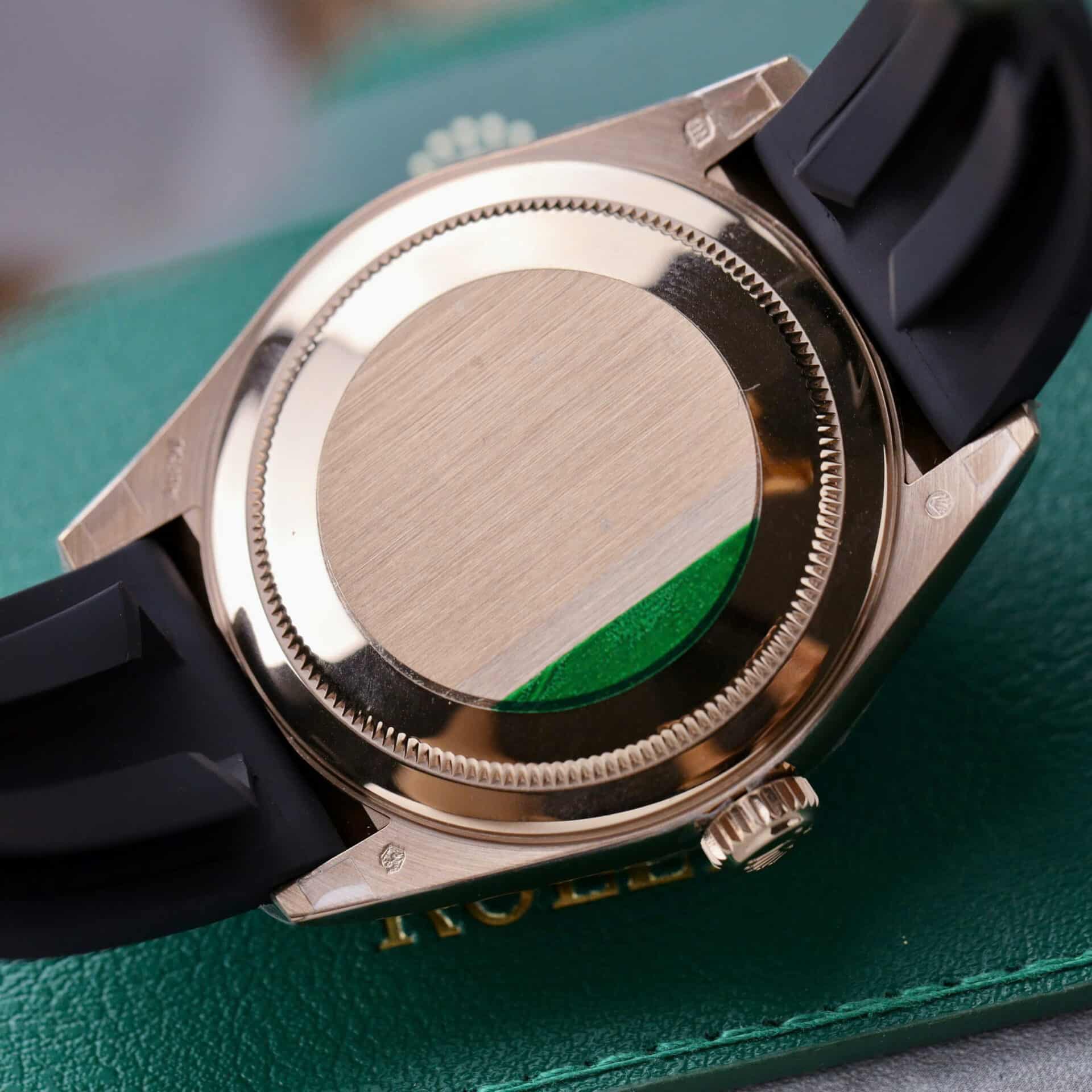 GYL Rolex Sky-Dweller 326934 Rose Gold Chocolate Dial Rubber Strap Best Replica 42mm-GYL-GaiYalun