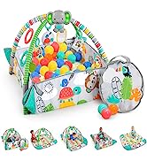 Bright Starts, 5-in-1 Your Way Ball Play Activity Gym and Ball Pit with 40 Balls - Totally Tropic...