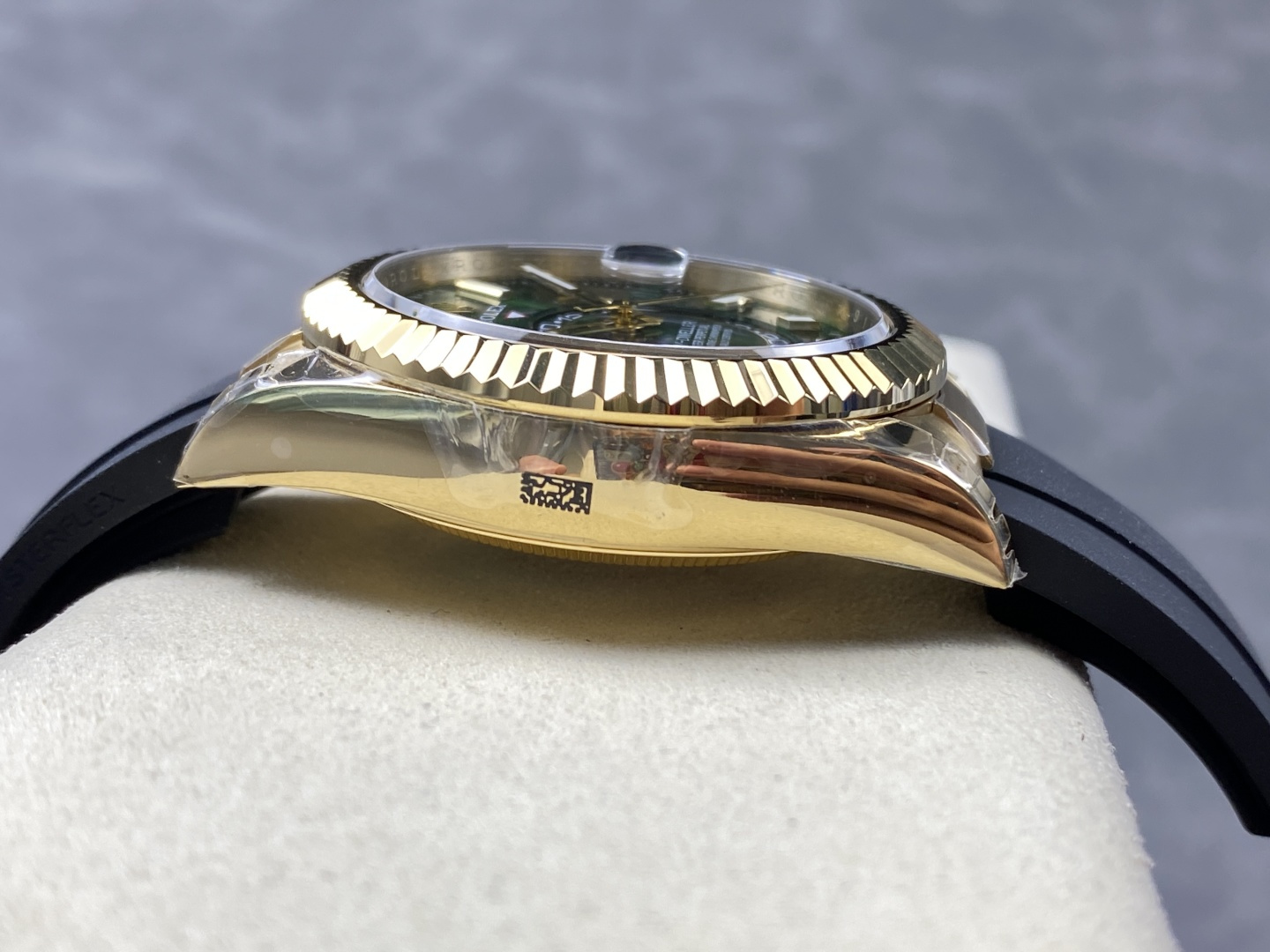 GYL Rolex Sky-Dweller 336238-0004 Yellow Gold Green Dial Oysterflex Bracelet Best Replica 42mm-GYL-GaiYalun