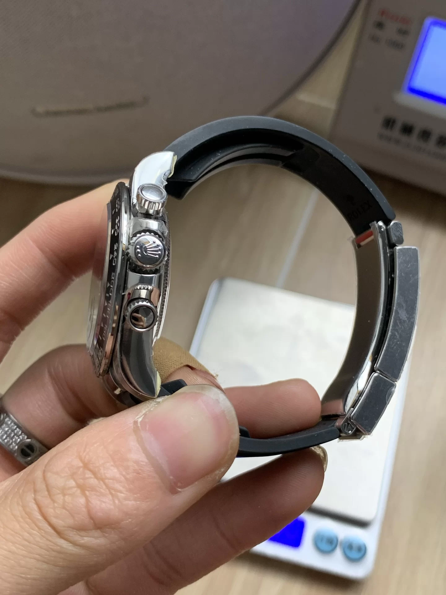 GYL Rolex Cosmograph Daytona Black Dial Ceramic Bezel Rubber Strap (126519LN)11 Super Clone – DD4131 Movement-GYL-GaiYalun