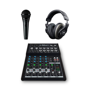 Mackie Mix8 Teufel MASSIVE Shure PGA58