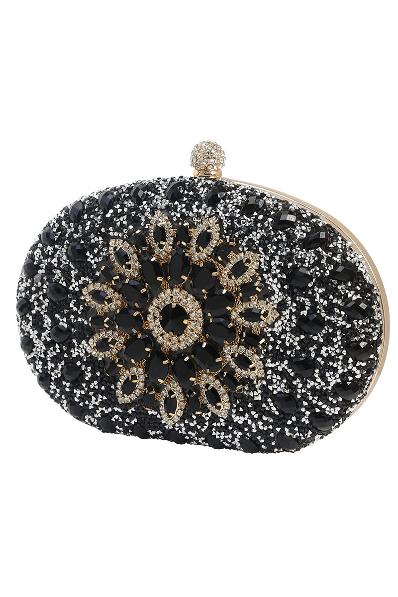 Sunflower Rhinestone Dinner Party Clutch Purses Bag