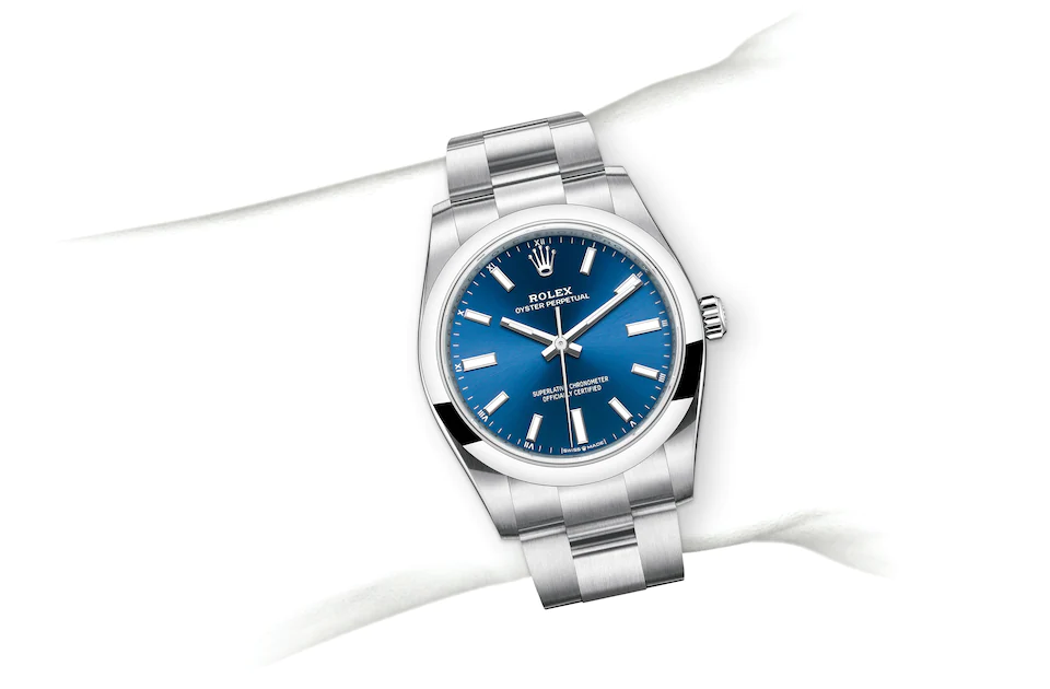 Rolex Oyster Perpetual in Oystersteel M124200-0003 at J. Licht & Sons Rolex Boutique