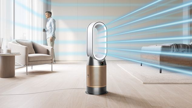 Dyson air purifier hot + cool formaldehyde cooling the whole room