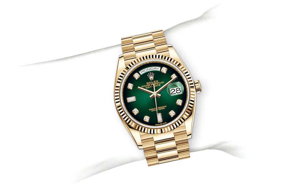 Rolex Day-Date in 18 ct yellow gold M128238-0069 at J. Licht & Sons Rolex Boutique